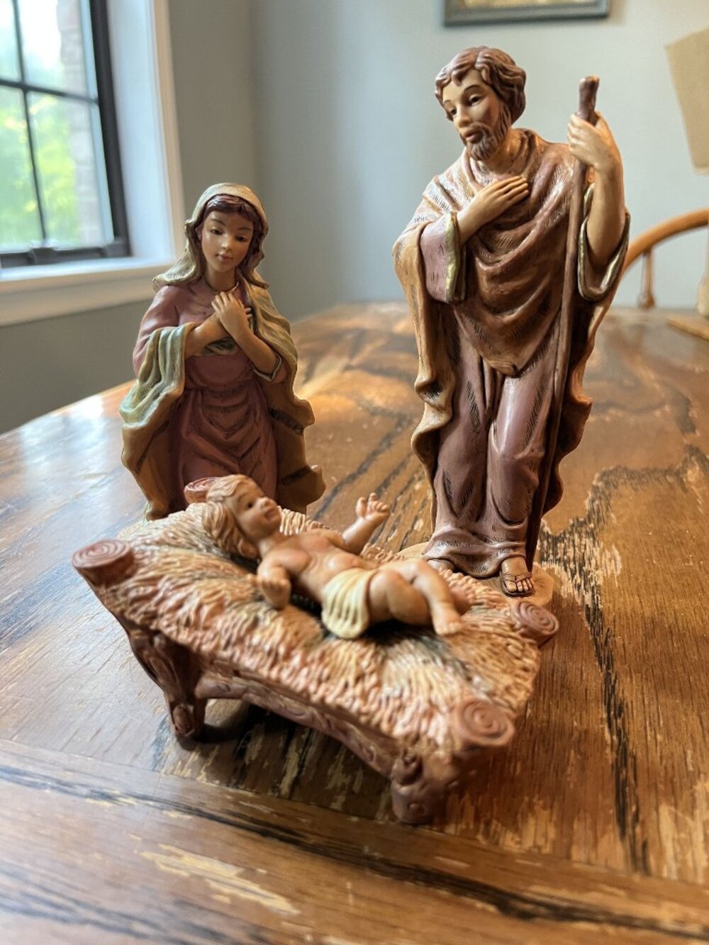 Vintage Christmas DiGiovanni Nativity “The Holy Family” 6"